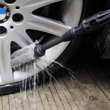 Yili High-Pressure Car Wash Machine Accessories Car Tire Brush Wheel Hub Tire Brush Car Wash Brush Steel Rim Brush Wheel Brush