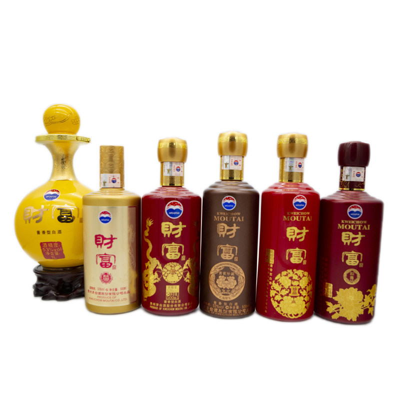贵州茅台酒财富酒财富系列组合6瓶装53度酱香型白酒评价- 淘宝网