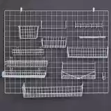 Прикроватная решетка, аксессуары для кровати, железная настенная подвесная фоновая доска, модификация кровати для общежития, подвесная корзина для хранения артефактов