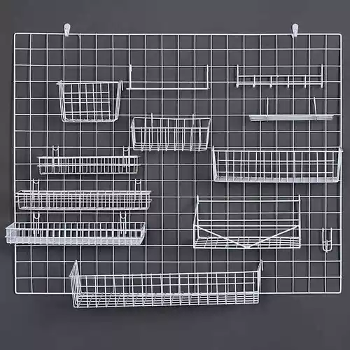 Прикроватная решетка, аксессуары для кровати, железная настенная подвесная фоновая доска, модификация кровати для общежития, подвесная корзина для хранения артефактов