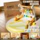 Baby Pedal Piano Fitness Stand and Walker Two-In-One Remote Control Newborn Baby Pedal Piano Toy