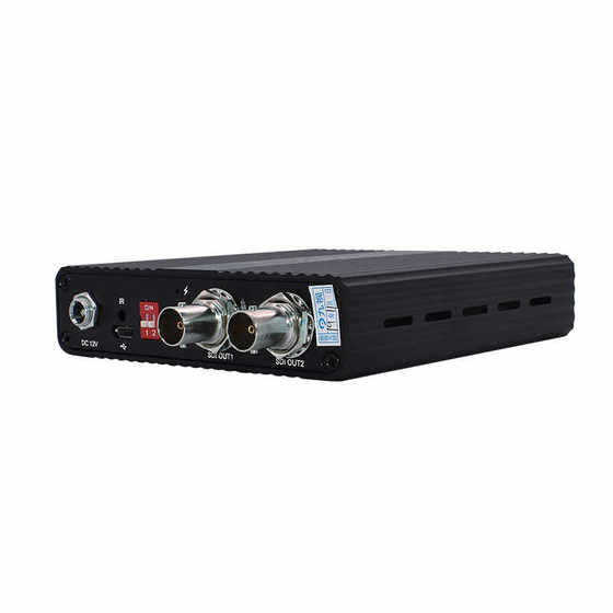 Jiuyin Jiusi JS1230 HD HDMI/AV/VGA/CVBS 대 SDI 비디오 변환기 가이드 스테이션 주파수 변환