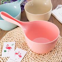 Nordic style thickened water ladle home creative plastic baby bath water 37206 scoop short handle kitchen spoon