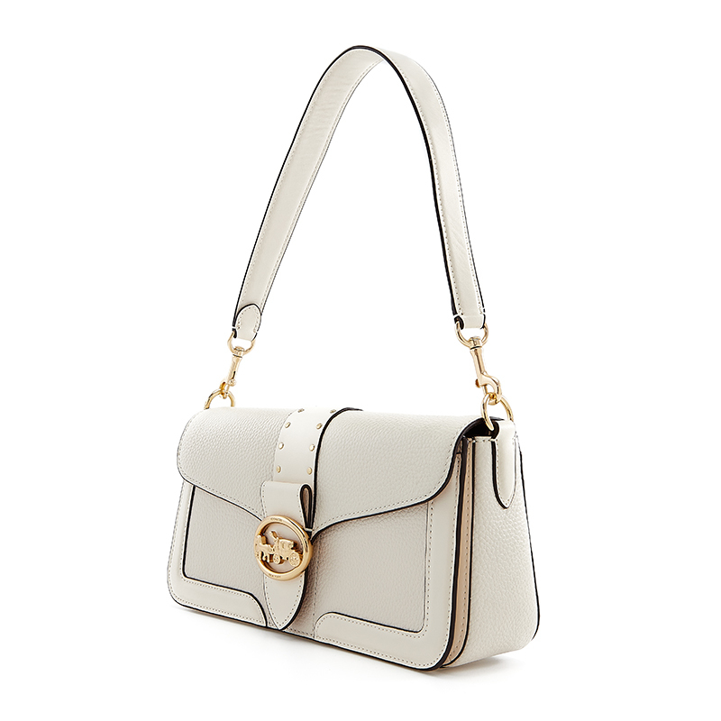 【Counter Price 50% off 】Brand New Coach Studded Dionysus Women's Bag, White Shoulder Crossbody Bag