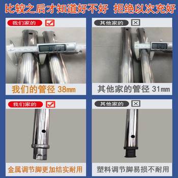 Kitchen stainless steel storage rack floor rack multifunctional two-layer shelf kitchen utensil storage microwave oven rack