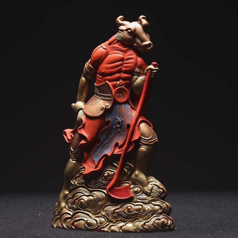 Niu Xing] Anhui non-heritage emblem ink cinnabar collection decorations gift ink ingot item victory replica about 730 grams