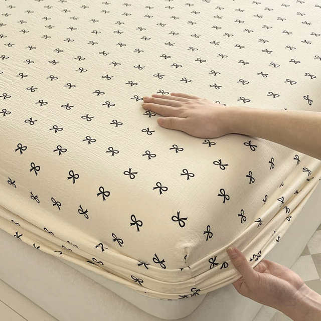 2025 new cotton wash cotton bed cover mattress protective cover pure cotton Simmons dustproof summer bed sheet set