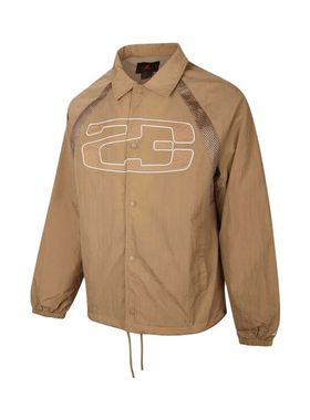 Jordan AS MJ ESS SS25 COACHES 翻领舒适时尚长袖夹克 男款