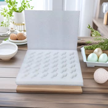 Pearl Cotton Egg Tray for Quail and Turtle Eggs, Foam Egg Tray Packaging Box for Courier, Shockproof and Drop-Resistant Packaging