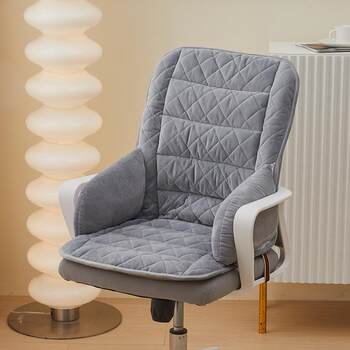 Office Seat Cushion for Long Sitting, Women's Heated Backrest, Integrated Reclining Heating Lumbar Support, Electric Heating Seat Cushion for Office in Winter