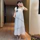 孕妇夏装连衣裙2024新款套装时尚小清新背带裙上衣两件套夏季薄款