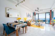 Sanya Jinglan Resort Sea View Meisu Selected Three Bedrooms and One Living Room with Side Sea View