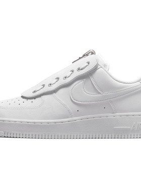 Nike Air Force 1 '07 shroud 皮革 轻便 低帮 板鞋 男款 纯白