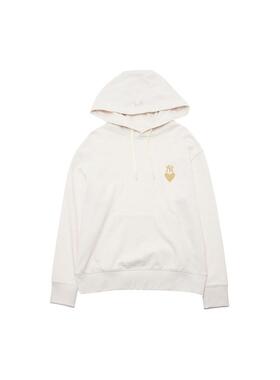 MLB SS24 爱心系列 纽约洋基队 徽标连帽落肩袖卫衣 男女同款