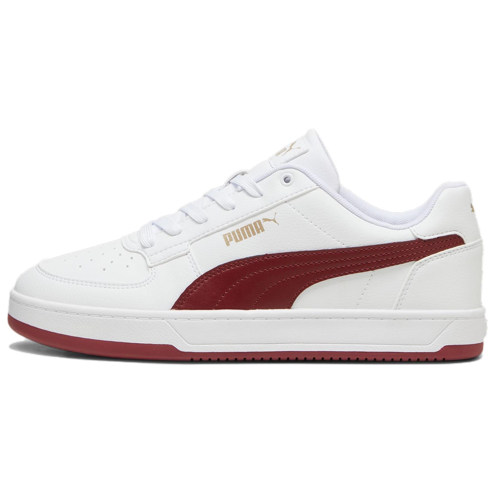 Puma/彪马Caven 2.0人造革休闲男女同款低帮板鞋白红392290-34