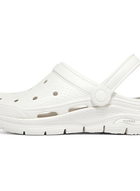 Skechers Arch Fit -It's A Fit 泡泡鞋 洞洞鞋 女款 白色