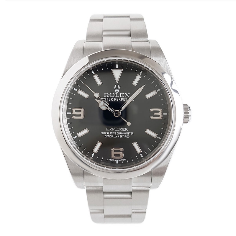 [9.8 New] Rolex Men's Watch Explorer Series Automatic Mechanical Watch Men's Genuine Watch M214270