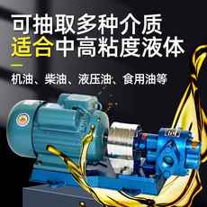 Стиральная машина мяч zyb电动齿轮泵抽油泵220v380v柴油泵自吸大流量液压渣油泵耐高温