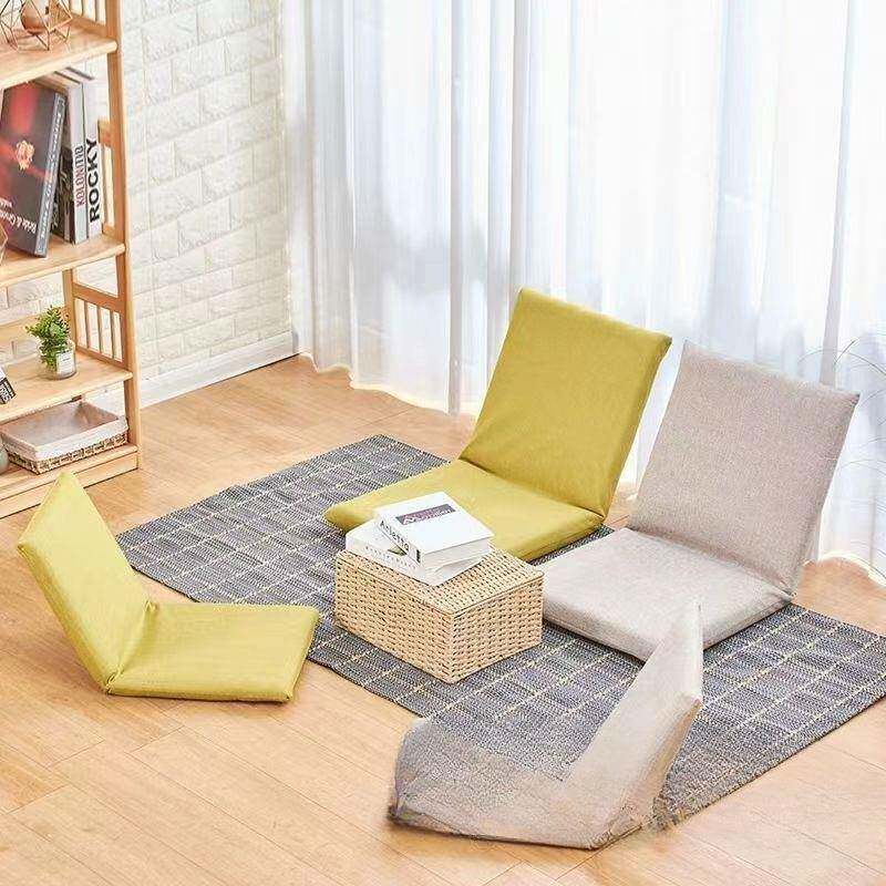 Bed adjustable backrest chair tatami lazy sofa single chair bay window chair student dormitory dormitory cushion
