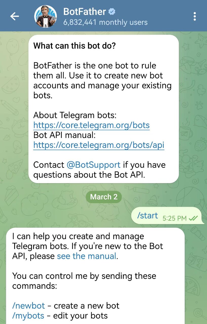 Create bot