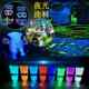 Liquid Fluorescent Agent Silver Glow Powder Luminous Powder Luminous Paint Transparent Trendy Element Purple Fluorescent Paint Glow Party Paint