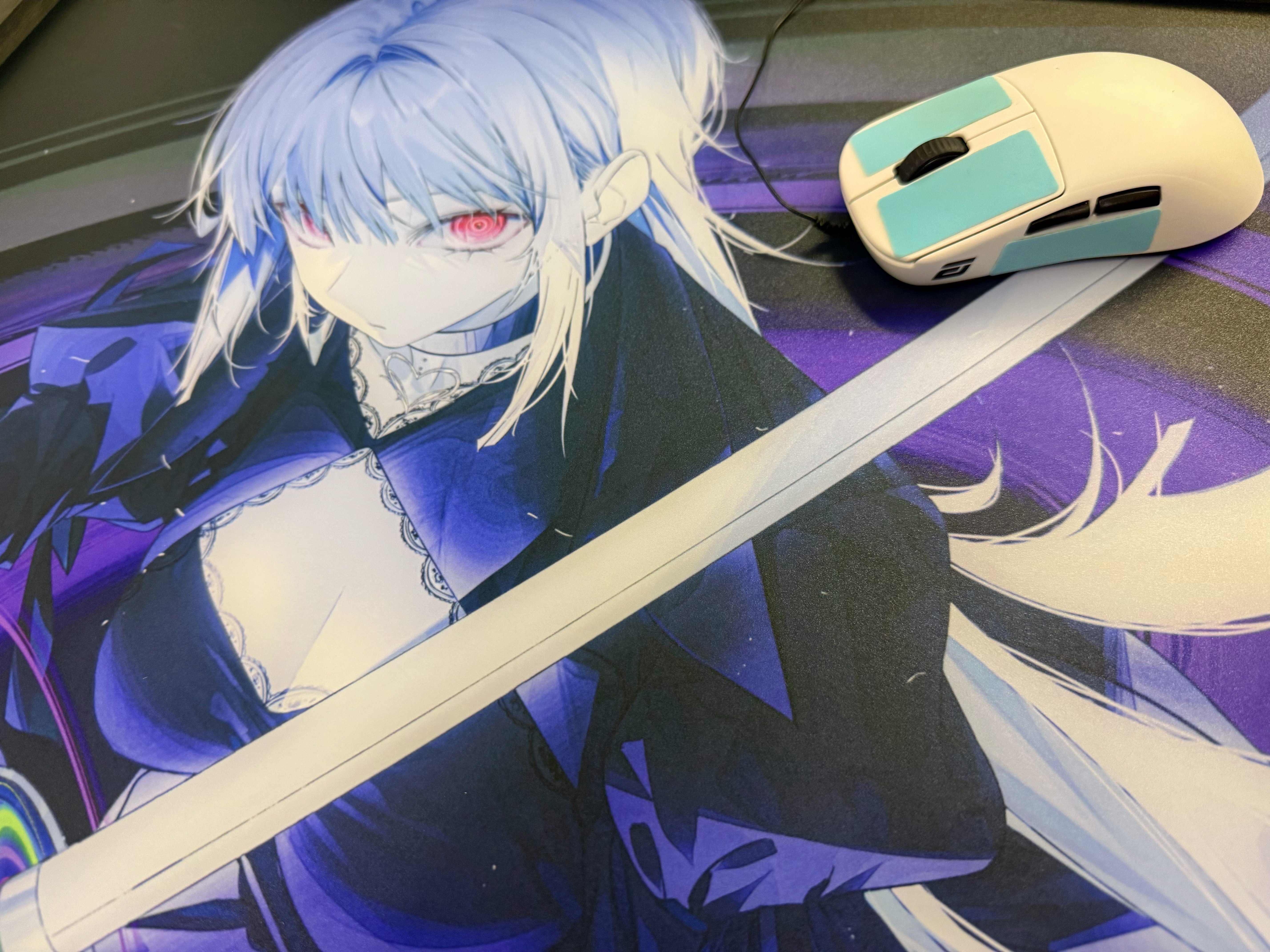 知郁DYSPHORIA MAKI真希2mm润滑涂层玻璃鼠标垫APEX OW洲瓦长TTK-淘宝网