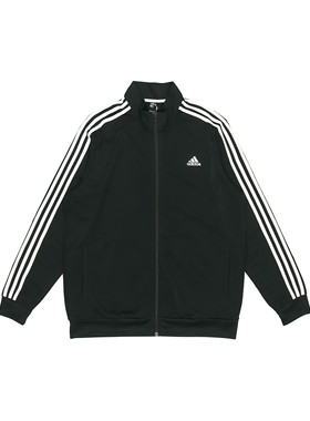 adidas ESSENTIALS M 3s Tt Tric 条纹运动立领飞行员夹克 秋季