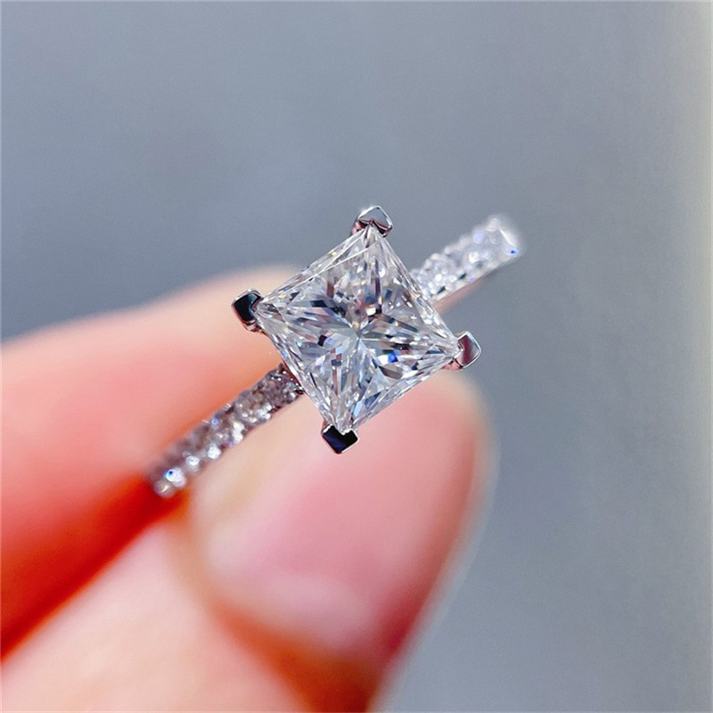 [Igi Lab-Grown Diamonds] 1 Carat F/Vs1/2Ex/N Lab-Grown Diamond 18K Gold Diamond Ring Zs
