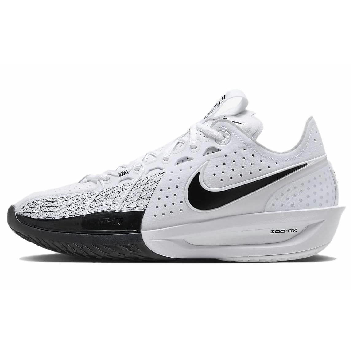 Nike Air Zoom G.T. Cut 3 EP 回弹 低帮 篮球鞋 男女同款 白黑