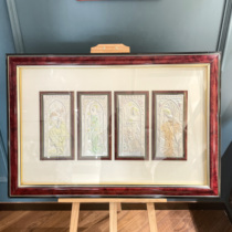 Antique] Italian Art Nouveau sterling silver relief print Y23061520