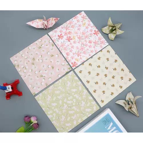 Квадратное ретро оригами для школьников, «сделай сам», розы