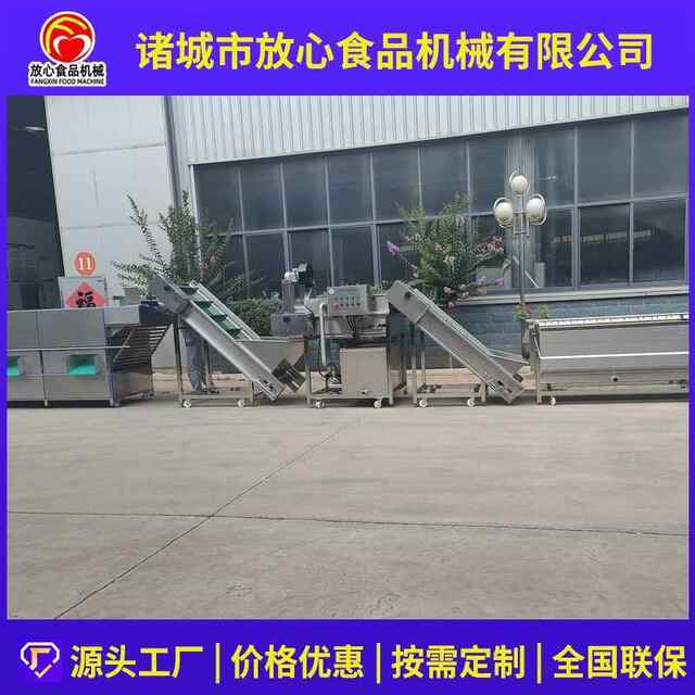 Gastrodia elata graded washing, steaming, cooking, sorting, drying and drying assembly line Gastrodia elata cleaning installation FX-FXJ steaming and drying line