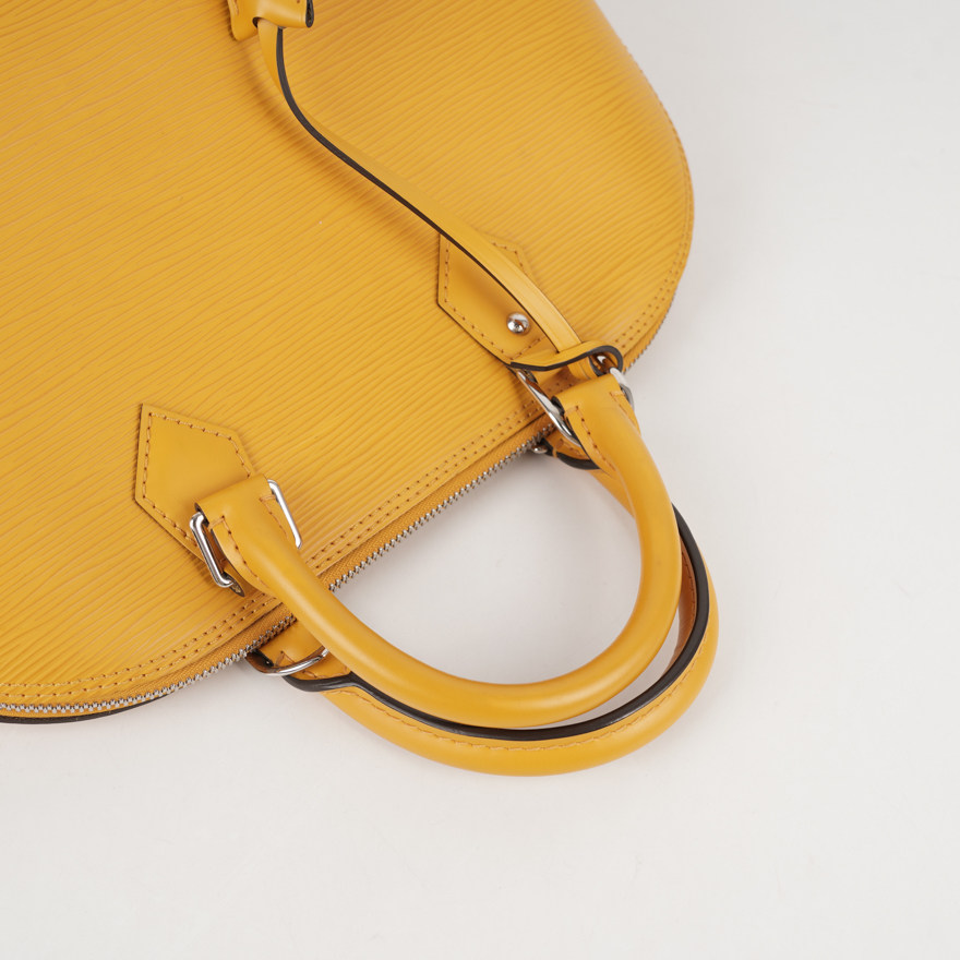 5折即刻拍[9.8新]路易威登lv女士alma黄色手提单肩斜包参考2.1w