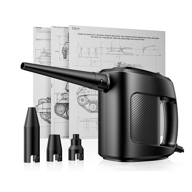 New high-power handheld wired dust blower set for cleaning computer cases and portable car dust collector