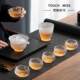 Frosted Glass Tea Tasting Cup, Master Cup, Single Cup for Personal Use, Transparent Cup, Small Tea Cup, Single Piece Kung Fu Tea Set Cup