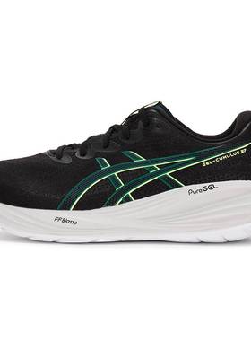 Asics Gel-Cumulus 27 时尚舒适潮流简约 低帮跑步鞋 男款 黑色