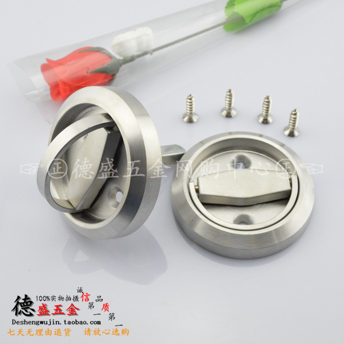 304 stainless steel ring pull handle invisible door handle 360-degree handle fireproof smoke-proof door fire box handle