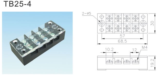 TB25-4 original set tendday with 4-position wiring completely new guarantee