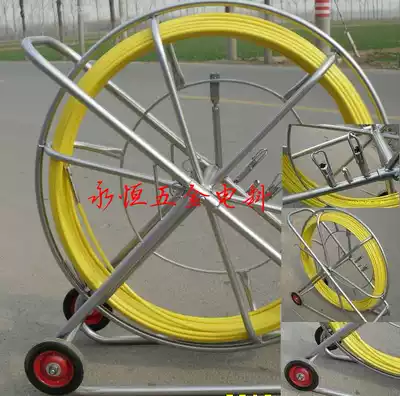 Glass fiber threader perforator cable threading wallpipe wallpipe 8times 80 meters