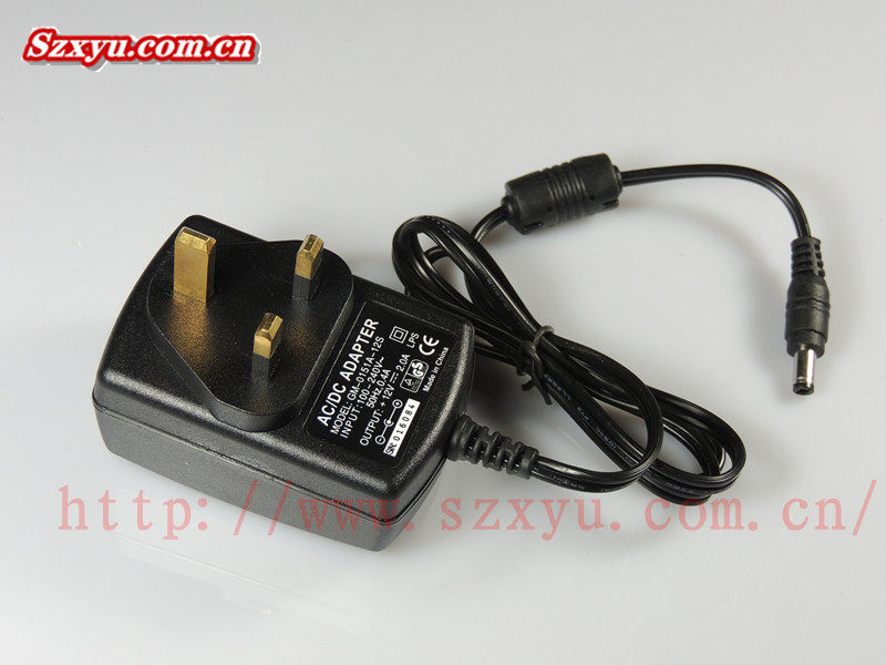 New English gauge 12V2A power supply adapter monitors camera router sirens, etc.