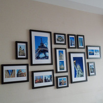 Thickened solid wood Photo Wall photo frame photo frame combination Photo Wall 12 frame photo frame creative frame combination