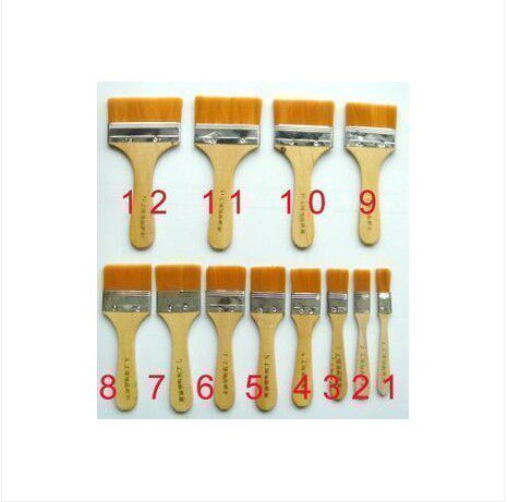 OIL PAINTING BRUSH NYLON OIL PAINTING BRUSH NYLON PLATE BRUSH PAINT BRUSH PROPYLENE PAINTING BRUSH BOTTOM STRIPING BRUSH WOOD BRUSH