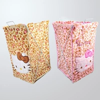 HELLO KITTY quần áo sàn lớn cản trở thùng lưu trữ đồ gia dụng thùng giặt hộp nhựa trong suốt