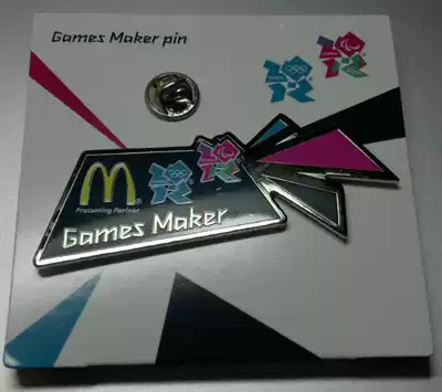 2012 London Olympic Games Badge Sponsor Badge McDonald's Volunteer Color badge