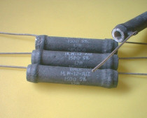 DALE military regulations VISHAY weishay Weishi 12W imported high-precision black hollow wire wound resistor (full series)