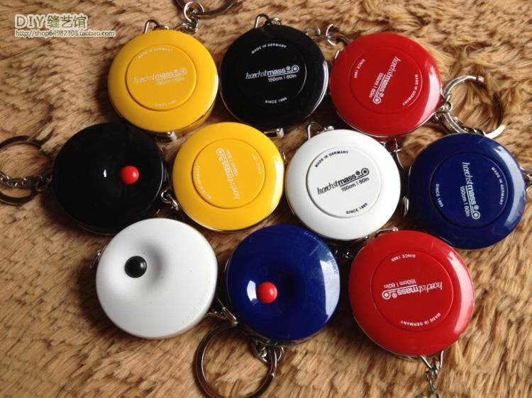 German original imported hoechstmass keychain tape measure measuring clothing leather ruler soft ruler automatic retractable 1 5m