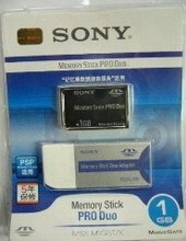 Sony 1GB MS Card 1G MSP Grolem Memory Card Card Carm для отправки адаптера с длинной палочкой