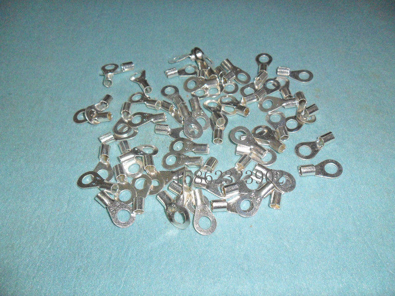 Full copper wiring terminal wire wiring head wiring nose OT6-6 cold pressed wiring terminals