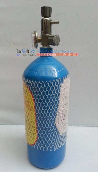 2L welding torch oxygen cylinder oxygen cylinder with valve bridge fine art welding torch oxygen valve aluminum knob Refrigeration repair