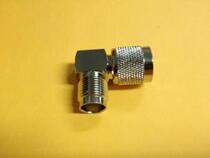 TNCJKW one male and one female bend RF adapter car antenna adapter full copper volume is excellent